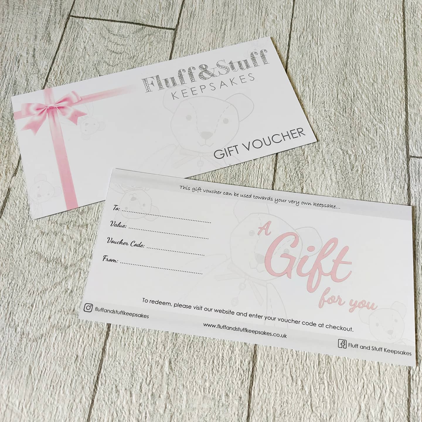 Memory Bear/Animal - Gift Voucher