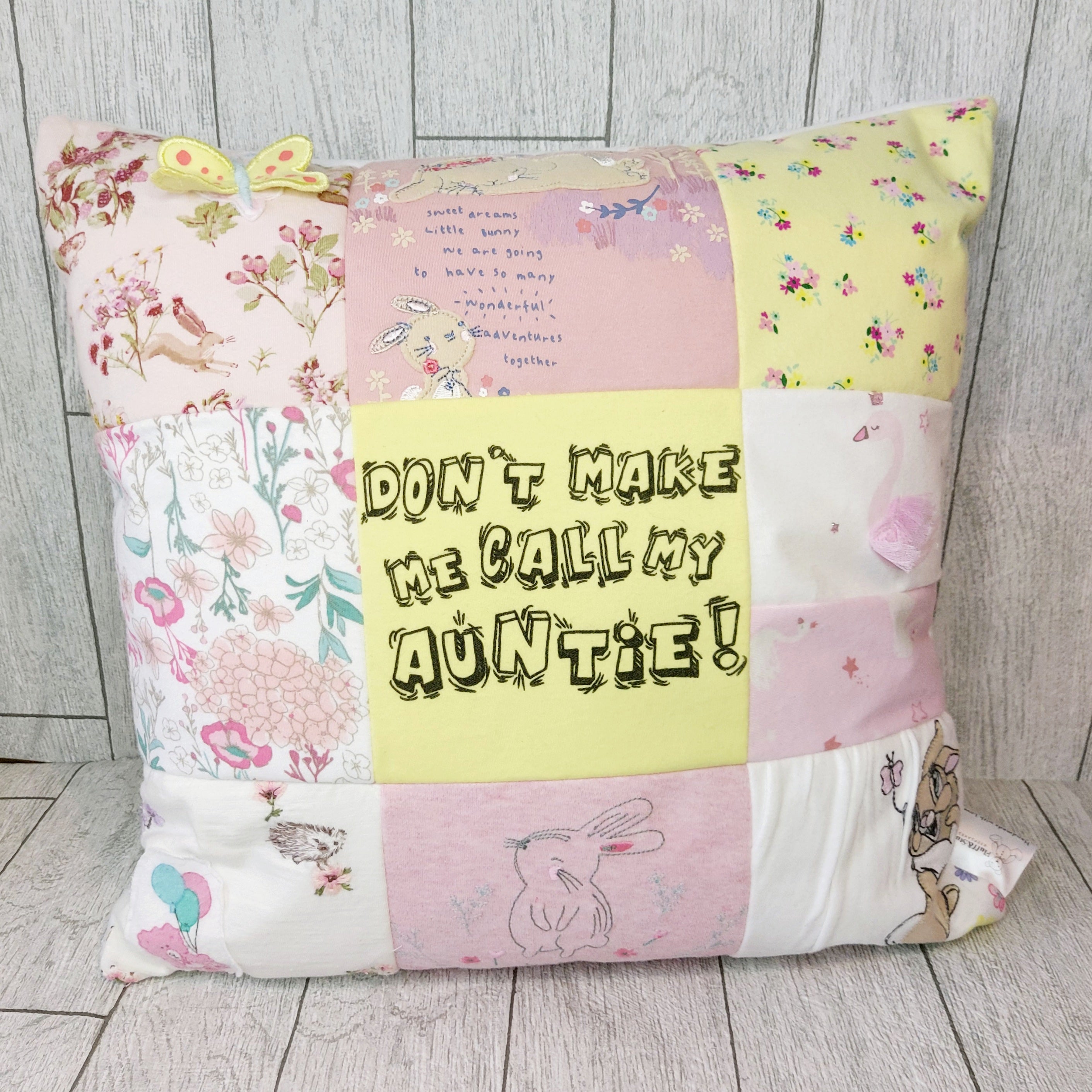 Baby Clothes 9 patch Cushion